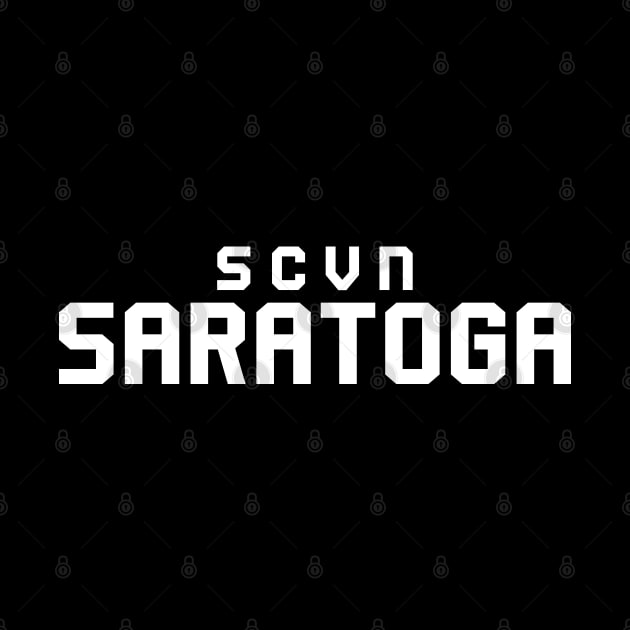 SCVN SARATOGA     (white) by Illustratorator