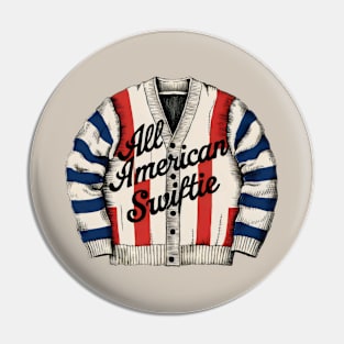 All American Swiftie Cardigan Pin