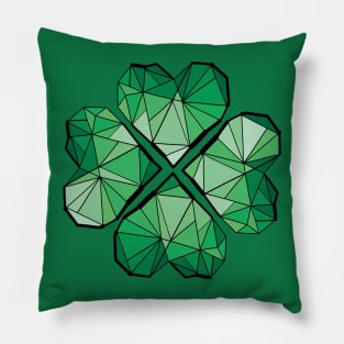 Geometric clover Pillow