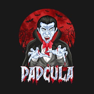 Funny Halloween Dad Dracula Costume Dadcula T-Shirt