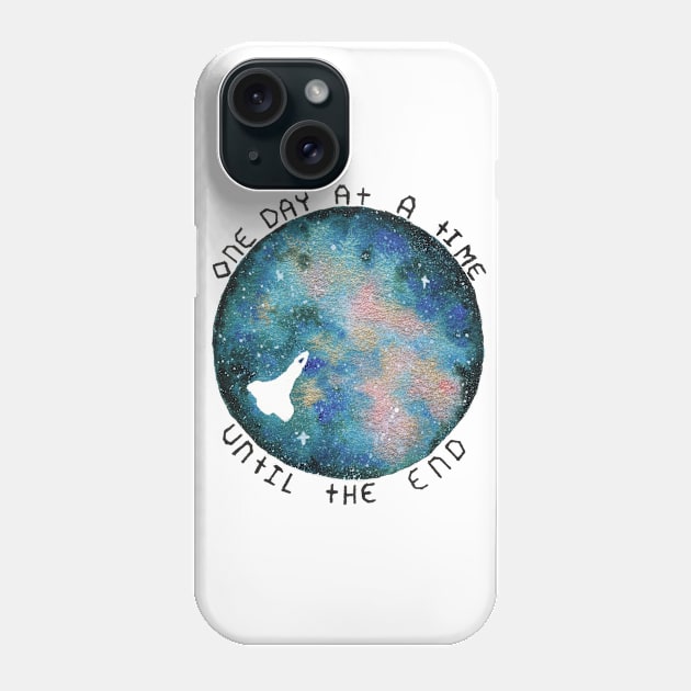 One Day at a Time Until the End Phone Case by EBDawson