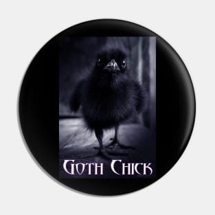 Goth Chick Pin