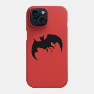 Black Bat Silhouette Phone Case