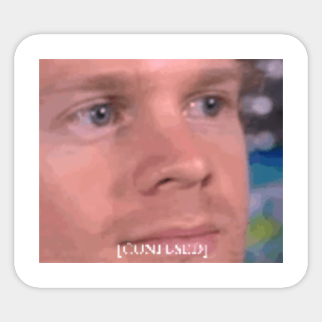 Confused White Guy Meme Meme Autocollant Teepublic Fr
