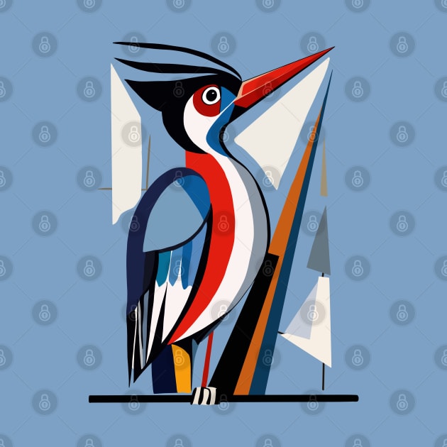 Geometric Woodpecker by Suneldesigns