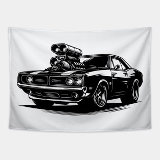 American Muscle Car Tapestry