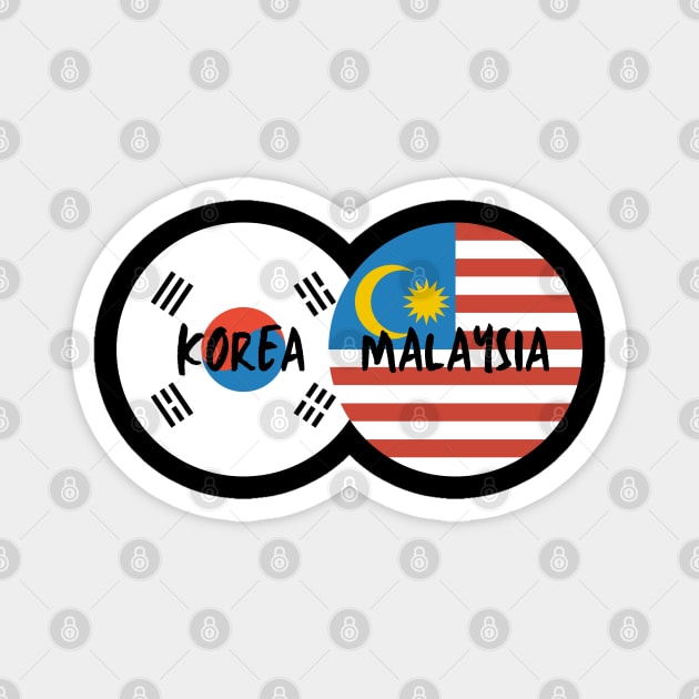 Korean Malaysian - Korea, Malaysia Magnet by The Korean Rage