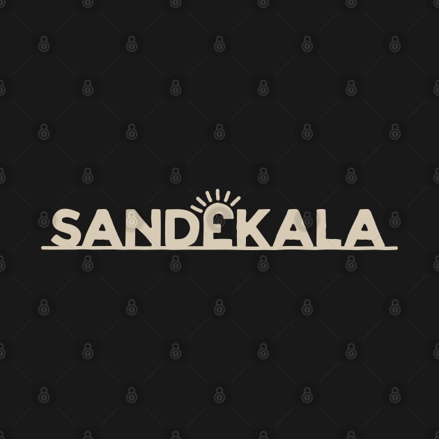 Vintage Typography SANDEKALA by Merchsides