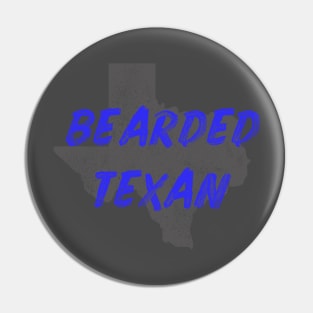 The Bearded Texan Grey Pin