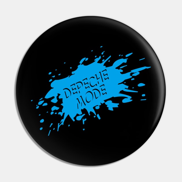 Splatter name of Depeche Mode Pin by Hat_ers