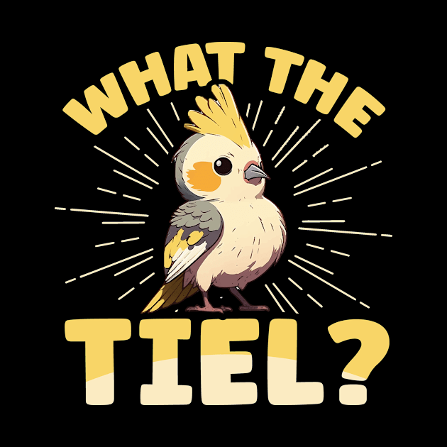 What the tiel? Design for a Cockatiel birder by ErdnussbutterToast