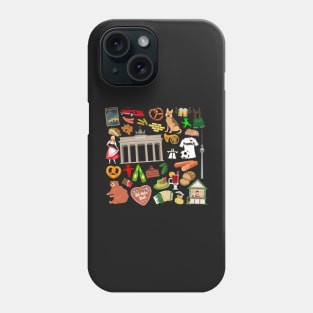 Germany Travel Icons Phone Case