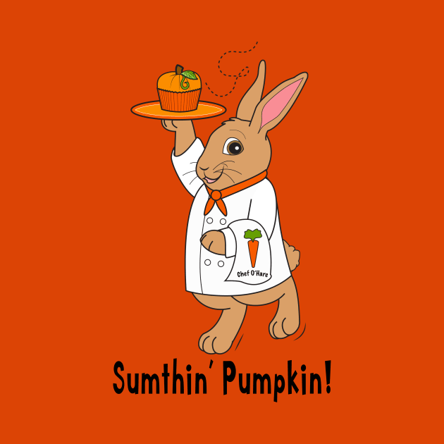 Sumthin Pumpkin: Cartoon Chef Rabbit by PenguinCornerStore