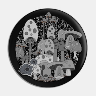 Mushrooms Pin