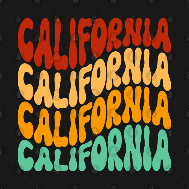 California by Random Prints