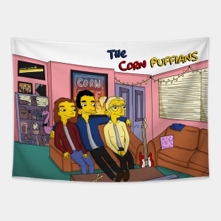 Limited Edition Simpsons Inspired Corn Puffians Design! Tapestry