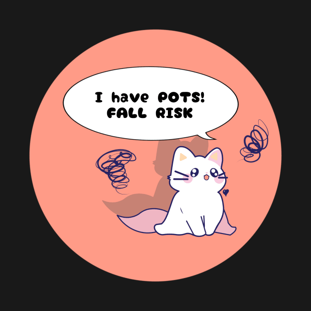 POTS disability awareness cute cat by RavenRarities