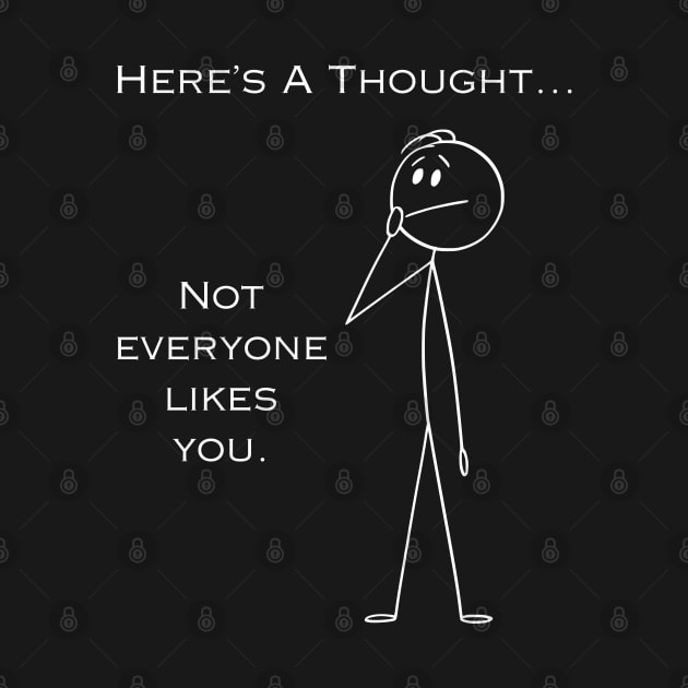 Stick Figure Design - Here's a Thought... by MCsab Creations