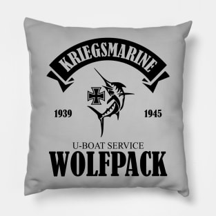 Kriegsmarine U-boat Service Wolfpack Pillow