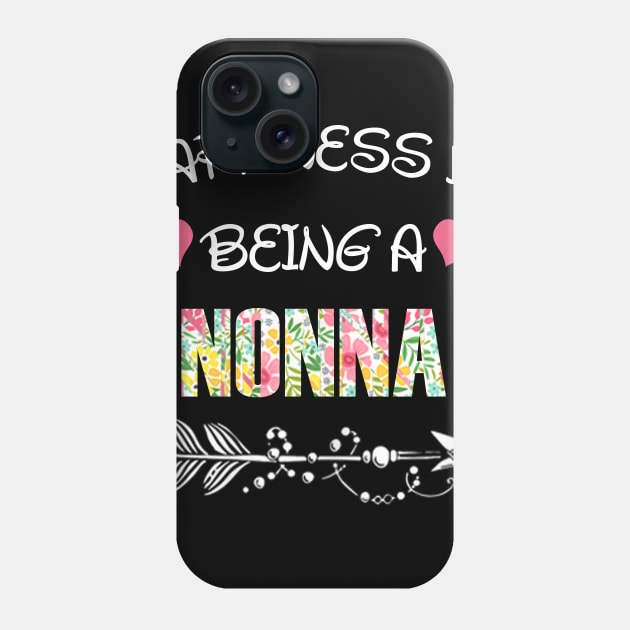 Happiness is being Nonna floral gift Phone Case by DoorTees