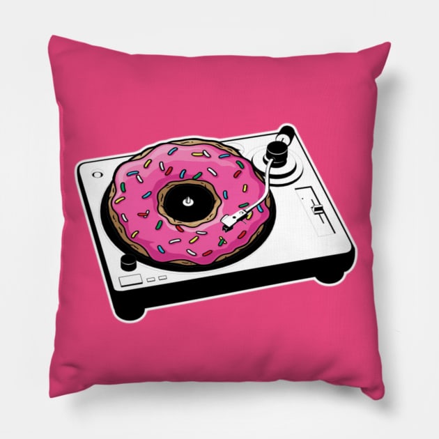 Donut Player Pillow by EnchantedTikiTees