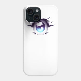 Purple anime eye Phone Case