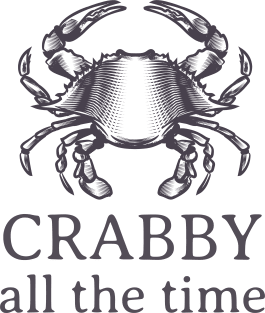 Crabby All The Time Magnet