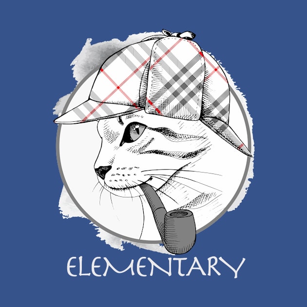 Elementary Sherlock Holmes Cat by The Lucid Frog