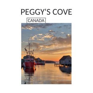 Peggy's Cove Nova Scotia Canada Village Souvenir Gift for Canadian Citizens T-shirt Apparel Mug Notebook Tote Pillow Sticker Magnet T-Shirt