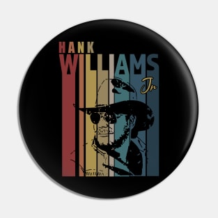 Graphic Love Hank Jr Official Merchandise Pin