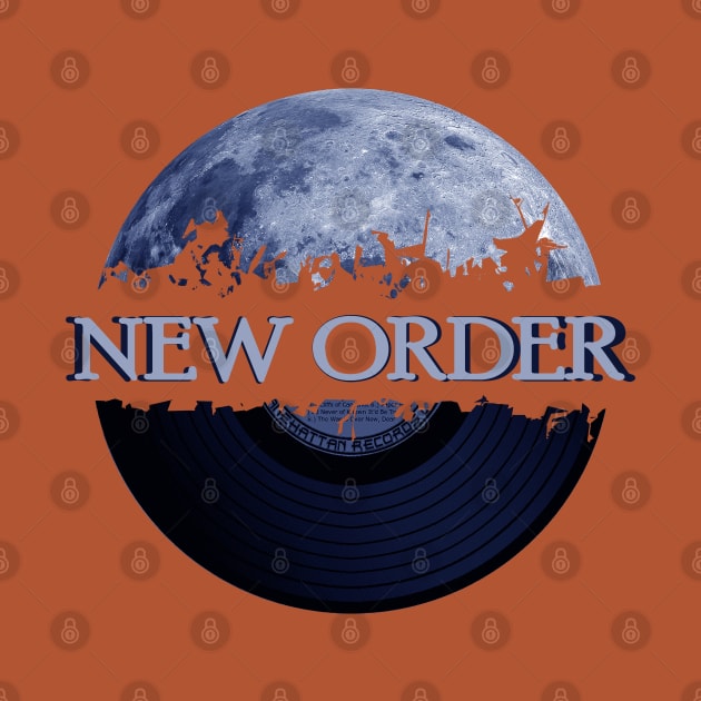 New Order blue moon vinyl by hany moon