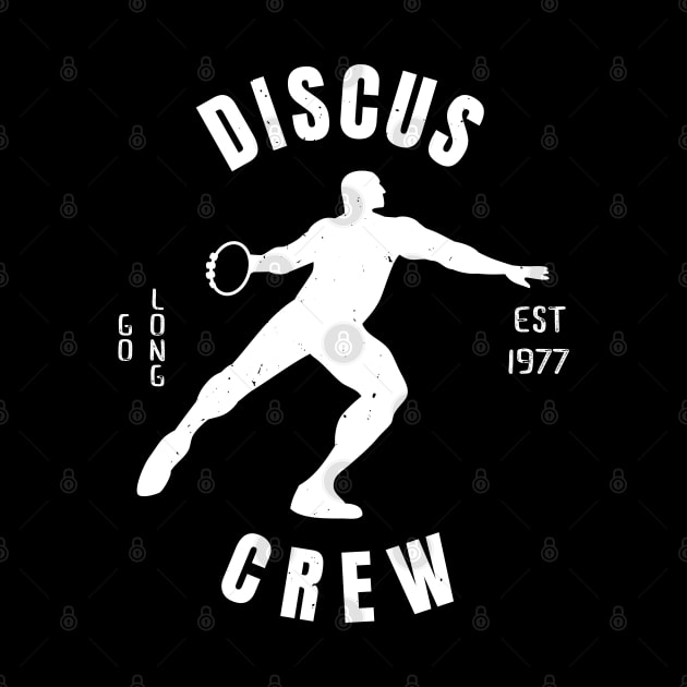 Mens Athletics Discus Crew Athlete Gift by atomguy