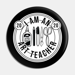 I am an Art Teacher Pin