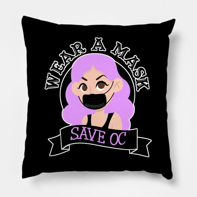 Save the OC Pillow by Rockadeadly