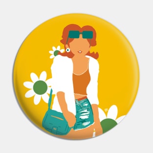 Spring Daisies Pin