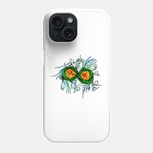 Psychedelic Abstract Colourful 34 Crest Phone Case