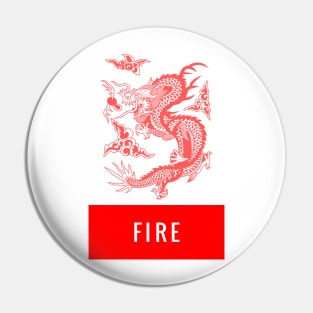 Fire dragon Pin