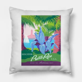 Discover Puerto Rico Pillow