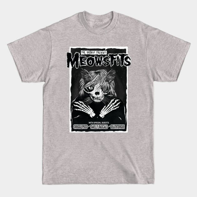 Discover Meowsfits Misfits Parody - Misfits - T-Shirt