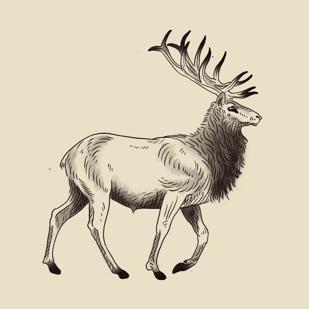 Stag by Haack Art