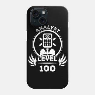 Level 100 Analyst Gift Phone Case