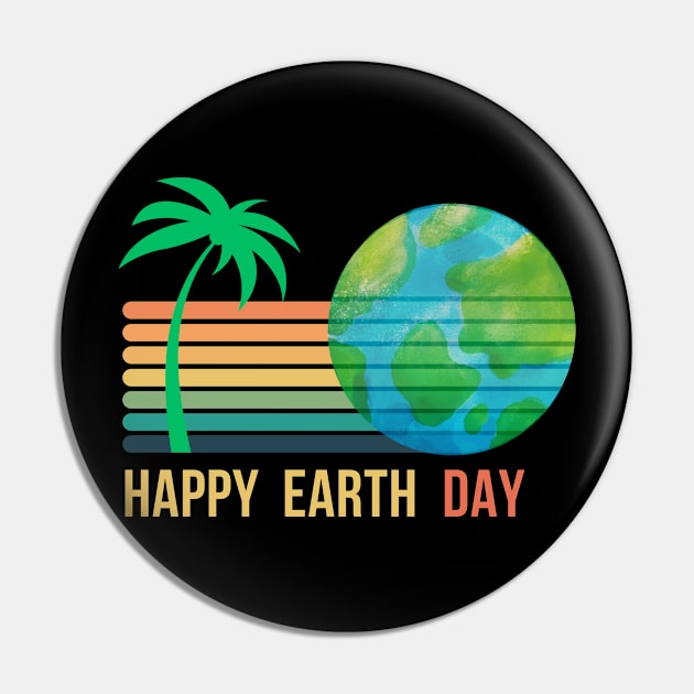 RETRO SUNSET EARTH DAY Pin by Lolane