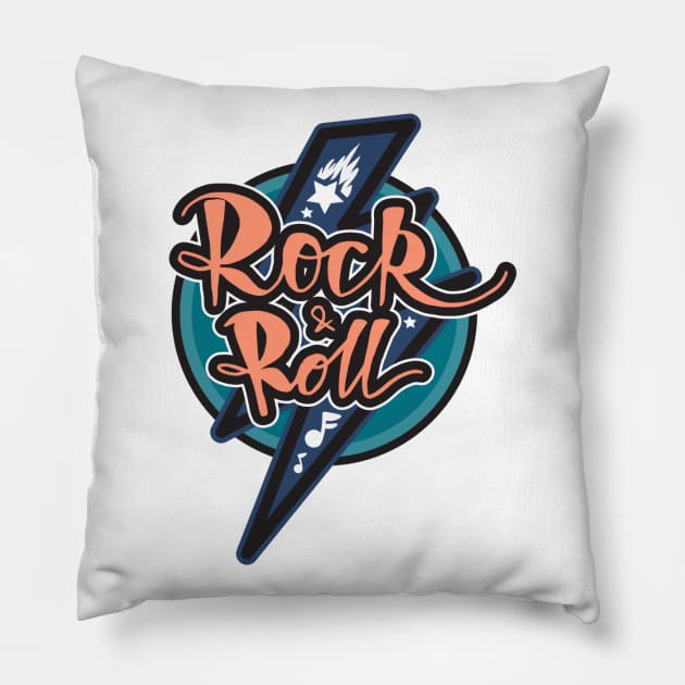 Rock & Roll Pillow by Jenex