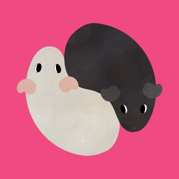 Yin Yang Guinea Pigs by Ratfrens