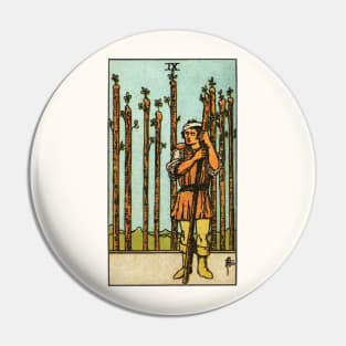 NINE OF WANDS Pin