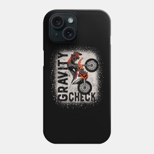 Motocross Gravity Check Motorcycle Stunt Rider Phone Case