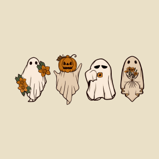 Cute ghost Halloween design T-Shirt