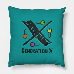 Generation X •Latchkey Kid Pillow