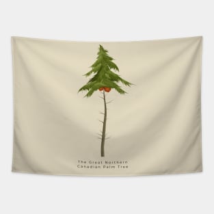 The Great Northern Canadian Palm Tree Tapestry