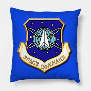 Vintage Space Command Emblem Pillow